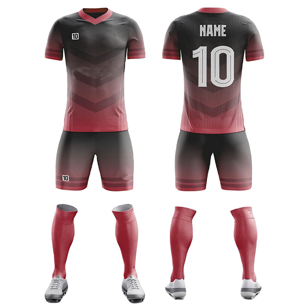 Improvment Sports 2024 Latest Design Soccer Uniform Set New Arrival Team Name Men Soccer Sports Football Uniforms For Sale